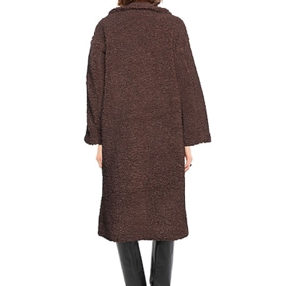 Luxe Brown Teddy Coat - Picture 5 of 9